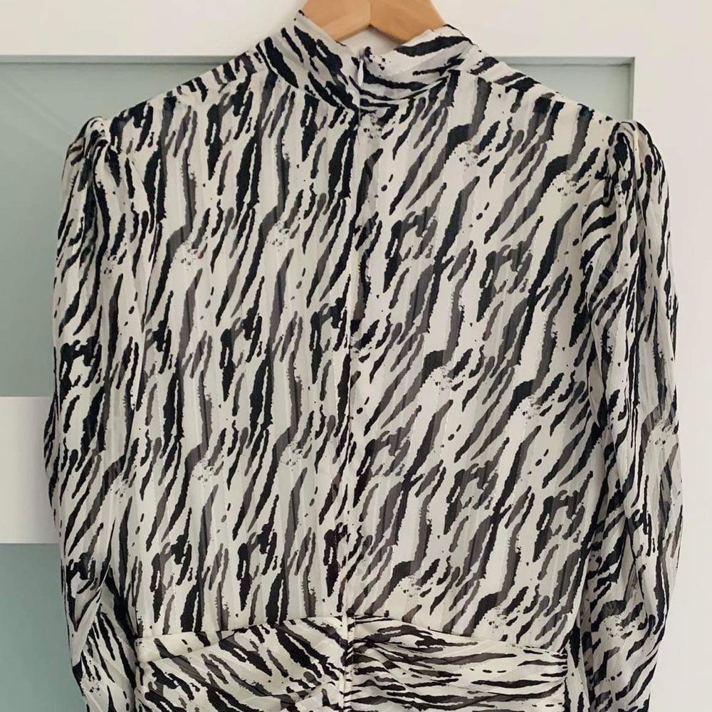 Summer light zebra dress. Worn once only! Looks like new.